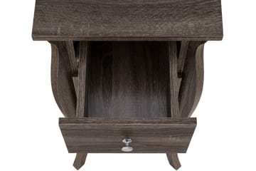 Sidobord Leifiana 38 cm - Mörkbrun - Möbler - Bord & matgrupp - Avlastningsbord & sidobord - Lampbord & sidobord