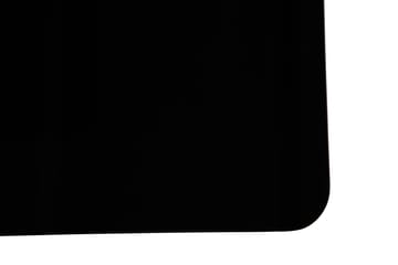 Sidobord Leros 75 cm - Glas/Svart/Mässing - Möbler - Bord & matgrupp - Avlastningsbord & sidobord - Lampbord & sidobord