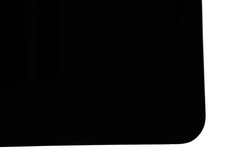 Sidobord Leros 75 cm - Glas/Svart/Mässing - Möbler - Bord & matgrupp - Avlastningsbord & sidobord - Lampbord & sidobord