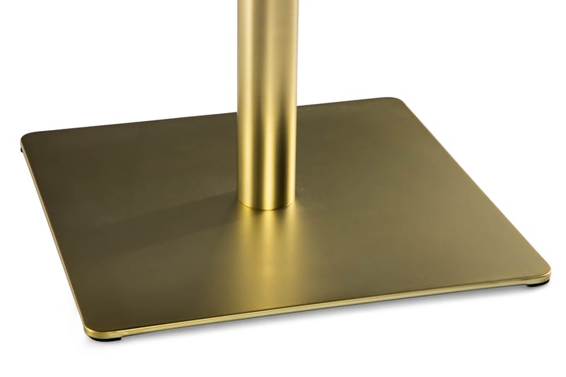 Sidobord Leros 75 cm - Glas/Svart/Mässing - Möbler - Bord & matgrupp - Avlastningsbord & sidobord - Lampbord & sidobord