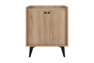 Sidobord Leysium 70 cm - Natur/Svart - Möbler - Bord & matgrupp - Avlastningsbord & sidobord - Lampbord & sidobord