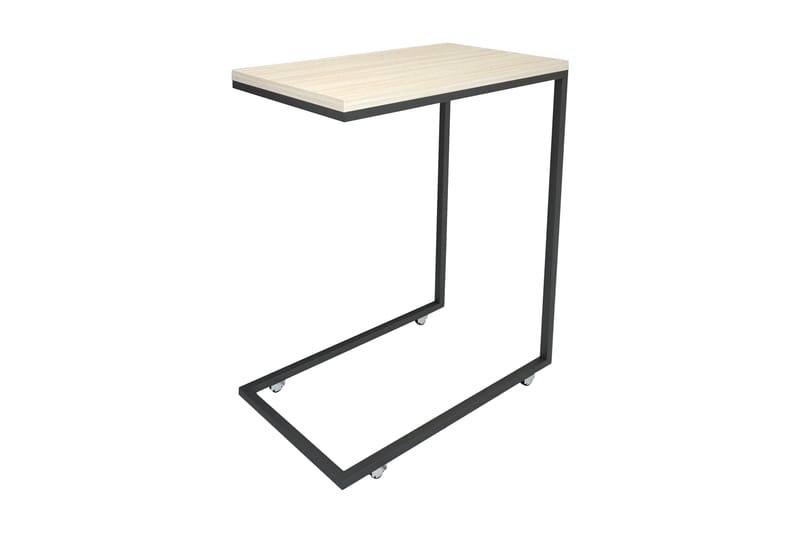 Sidobord Mertha 46 cm - Beige/Svart - Möbler - Bord & matgrupp - Avlastningsbord & sidobord - Lampbord & sidobord