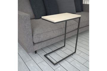 Sidobord Mertha 46 cm - Beige/Svart - Möbler - Bord & matgrupp - Avlastningsbord & sidobord - Lampbord & sidobord