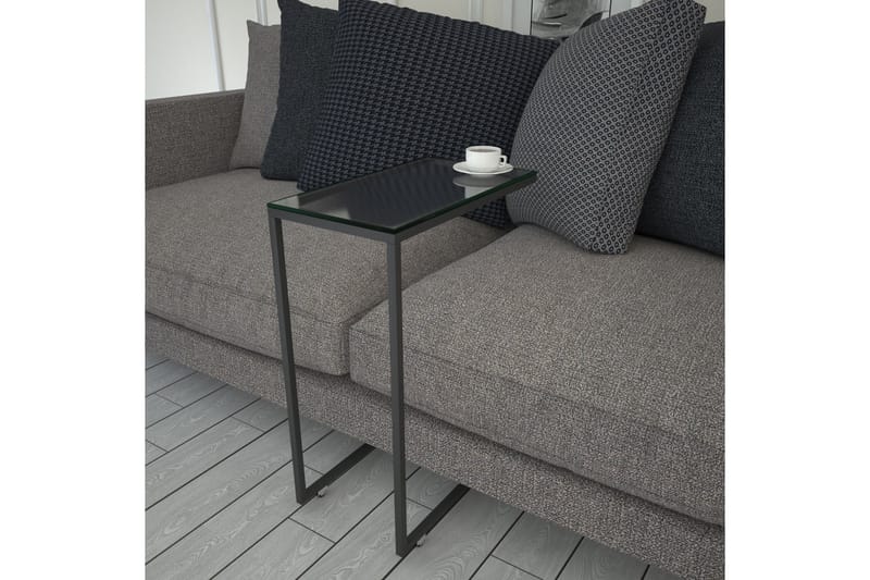 Sidobord Mertha 46 cm - Svart - Möbler - Bord & matgrupp - Avlastningsbord & sidobord - Lampbord & sidobord