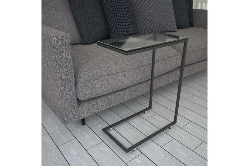 Sidobord Mertha 46 cm - Svart - Möbler - Bord & matgrupp - Avlastningsbord & sidobord - Lampbord & sidobord