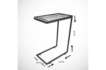 Sidobord Mertha 46 cm - Valnöt - Möbler - Bord & matgrupp - Avlastningsbord & sidobord - Lampbord & sidobord