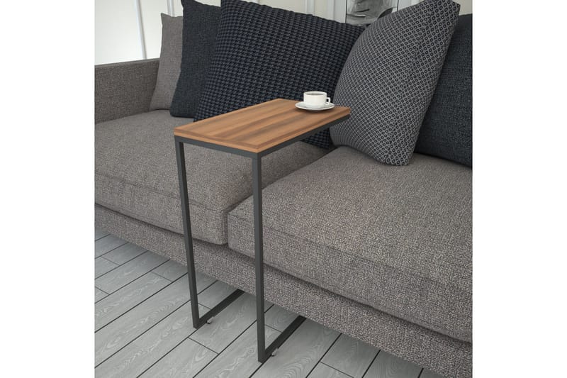 Sidobord Mertha 46 cm - Valnöt - Möbler - Bord & matgrupp - Avlastningsbord & sidobord - Lampbord & sidobord