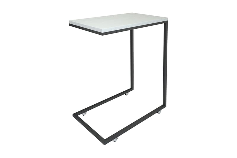 Sidobord Mertha 46 cm - Vit - Möbler - Bord & matgrupp - Avlastningsbord & sidobord - Lampbord & sidobord