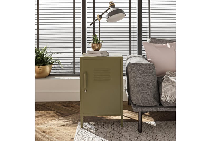 Sidobord Moriah 38x40 cm Olivgrön - Dorel Home - Möbler - Bord & matgrupp - Avlastningsbord & sidobord - Lampbord & sidobord