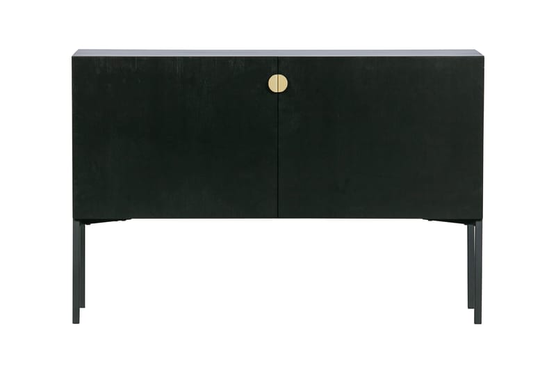 Sidobord Nikarlby 116 cm - Svart - Lampbord & sidobord - Brickbord & småbord