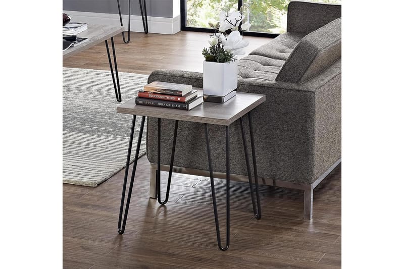 Sidobord Owen 50 cm Brun - Dorel Home - Möbler - Bord & matgrupp - Avlastningsbord & sidobord - Lampbord & sidobord