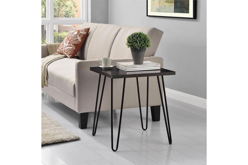 Sidobord Owen 50 cm Espresso - Dorel Home - Möbler - Bord & matgrupp - Avlastningsbord & sidobord - Lampbord & sidobord