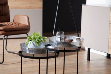 Sidobord Rachid 33 cm Rund - Silver - Möbler - Bord & matgrupp - Avlastningsbord & sidobord - Lampbord & sidobord