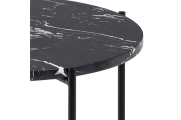 Sidobord Sakchan 42 cm Rund - Svart - Möbler - Bord & matgrupp - Avlastningsbord & sidobord - Lampbord & sidobord