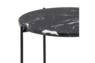 Sidobord Sakchan 42 cm Rund - Svart - Möbler - Bord & matgrupp - Avlastningsbord & sidobord - Lampbord & sidobord