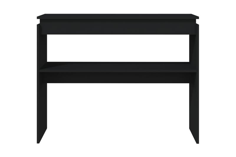 Sidobord svart 102x30x80 cm spånskiva - Svart - Lampbord & sidobord - Brickbord & småbord