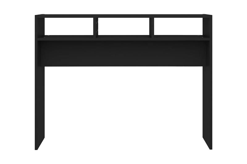 Sidobord svart 105x30x80 cm spånskiva - Svart - Lampbord & sidobord - Brickbord & småbord
