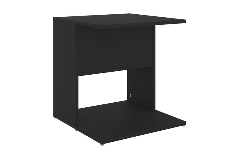 Sidobord svart 45x45x48 cm spånskiva - Svart - Lampbord & sidobord - Brickbord & småbord