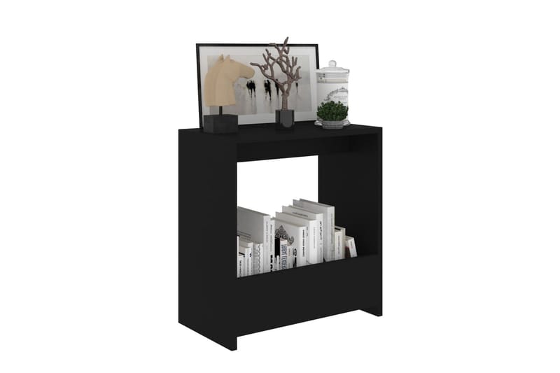 Sidobord svart 50x26x50 cm spånskiva - Svart - Lampbord & sidobord - Brickbord & småbord