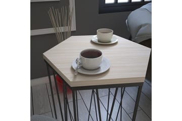Sidobord Ubbeboda 40 cm Hexagon - Grå - Möbler - Bord & matgrupp - Avlastningsbord & sidobord - Lampbord & sidobord