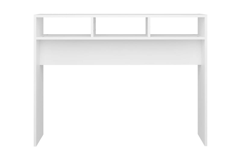 Sidobord vit 105x30x80 cm spånskiva - Vit - Lampbord & sidobord - Brickbord & småbord