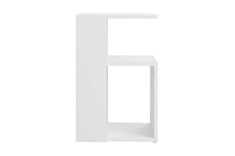 Sidobord vit 36x30x56 cm spånskiva - Vit - Lampbord & sidobord - Brickbord & småbord