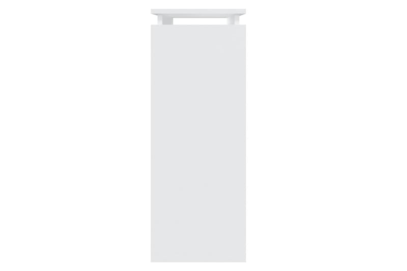 Sidobord vit 80x30x80 cm spånskiva - Vit - Lampbord & sidobord - Brickbord & småbord