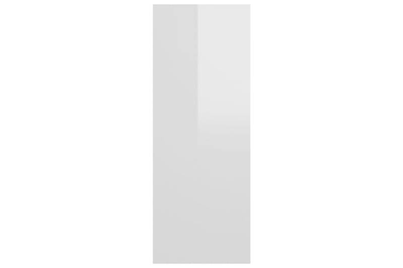 Sidobord vit högglans 105x30x80 cm spånskiva - Vit - Lampbord & sidobord - Brickbord & småbord