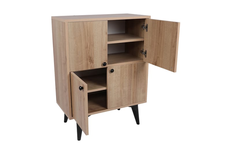Sidobord Wynch 70 cm - Natur/Svart - Möbler - Bord & matgrupp - Avlastningsbord & sidobord - Lampbord & sidobord