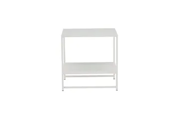 Staal Sidobord med Hylla - Vit - Möbler - Bord & matgrupp - Avlastningsbord & sidobord - Lampbord & sidobord