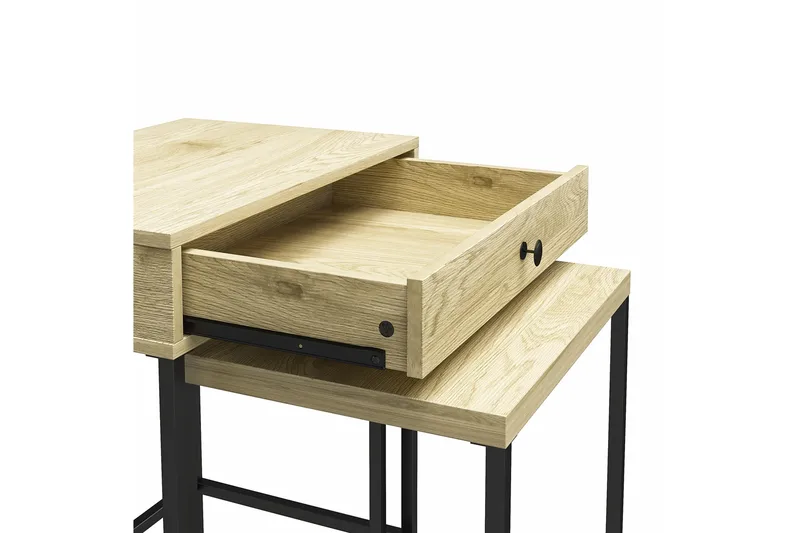 Tamlin Sidobord 56x40 cm Brun - Novogratz - Möbler - Bord & matgrupp - Avlastningsbord & sidobord - Lampbord & sidobord