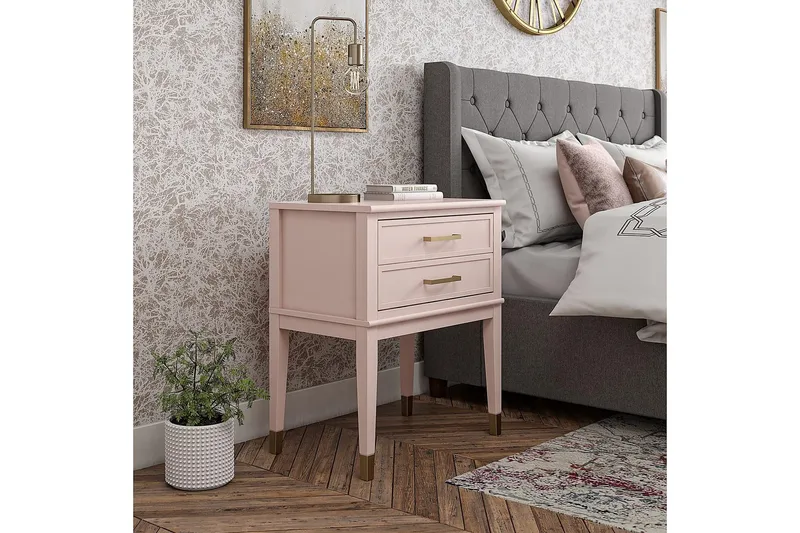 Westerleigh Sidobord 60 cm Rosa - CosmoLiving - Möbler - Bord & matgrupp - Avlastningsbord & sidobord - Lampbord & sidobord