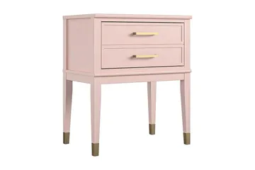 Westerleigh Sidobord 60 cm Rosa - CosmoLiving - Möbler - Bord & matgrupp - Avlastningsbord & sidobord - Lampbord & sidobord