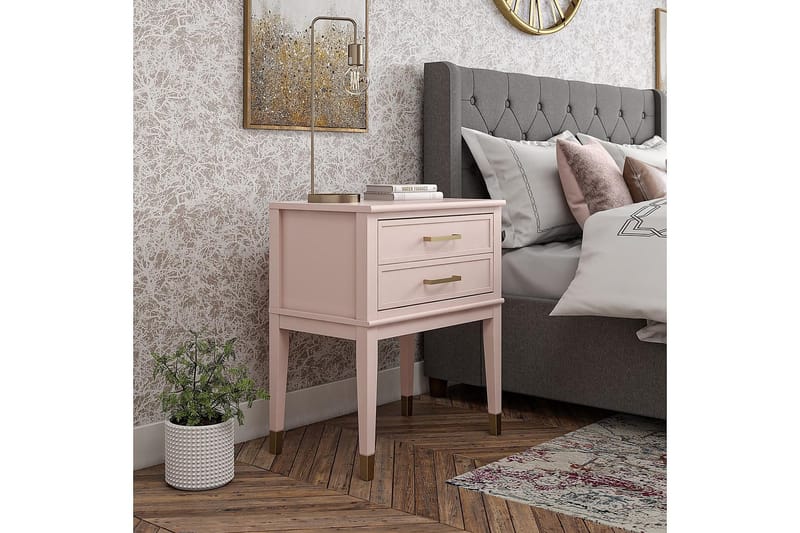 Westerleigh Sidobord 60 cm Rosa - Möbler - Bord & matgrupp - Avlastningsbord & sidobord - Lampbord & sidobord