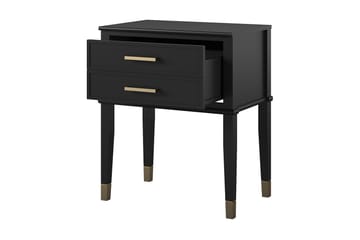 Westerleigh Sidobord 60 cm Svart/Guld - CosmoLiving - Möbler - Bord & matgrupp - Avlastningsbord & sidobord - Lampbord & sidobord