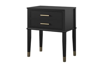 Westerleigh Sidobord 60 cm Svart/Guld - CosmoLiving - Möbler - Bord & matgrupp - Avlastningsbord & sidobord - Lampbord & sidobord