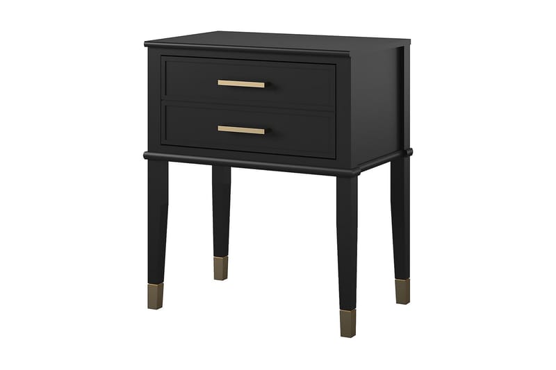 Westerleigh Sidobord 60 cm Svart/Guld - Möbler - Bord & matgrupp - Avlastningsbord & sidobord - Lampbord & sidobord