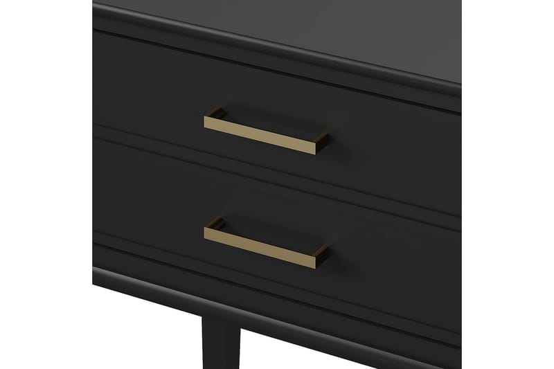 Westerleigh Sidobord 60 cm Svart/Guld - Möbler - Bord & matgrupp - Avlastningsbord & sidobord - Lampbord & sidobord