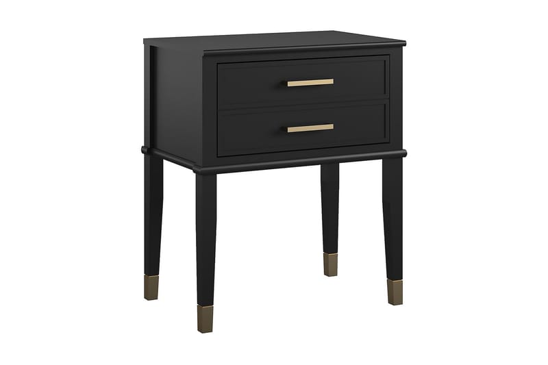 Westerleigh Sidobord 60 cm Svart/Guld - Möbler - Bord & matgrupp - Avlastningsbord & sidobord - Lampbord & sidobord