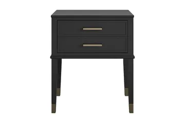 Westerleigh Sidobord 60 cm Svart/Guld - Möbler - Bord & matgrupp - Avlastningsbord & sidobord - Lampbord & sidobord