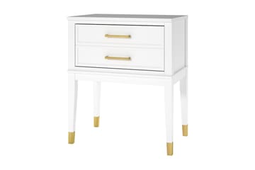 Westerleigh Sidobord 60 cm Vit - CosmoLiving - Möbler - Bord & matgrupp - Avlastningsbord & sidobord - Lampbord & sidobord