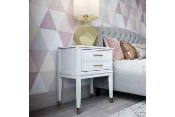 Westerleigh Sidobord 60 cm Vit - Möbler - Bord & matgrupp - Avlastningsbord & sidobord - Lampbord & sidobord
