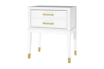 Westerleigh Sidobord 60 cm Vit - Möbler - Bord & matgrupp - Avlastningsbord & sidobord - Lampbord & sidobord
