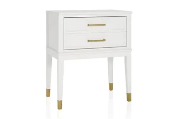 Westerleigh Sidobord 60 cm Vit - Möbler - Bord & matgrupp - Avlastningsbord & sidobord - Lampbord & sidobord