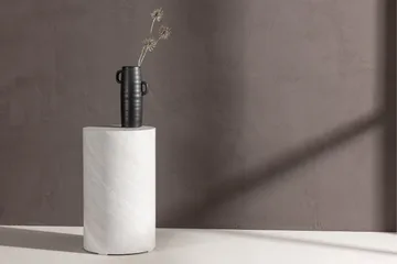 York Travertin Sidobord 50 cm - Grå - Möbler - Bord & matgrupp - Avlastningsbord & sidobord - Piedestal & blompiedestal