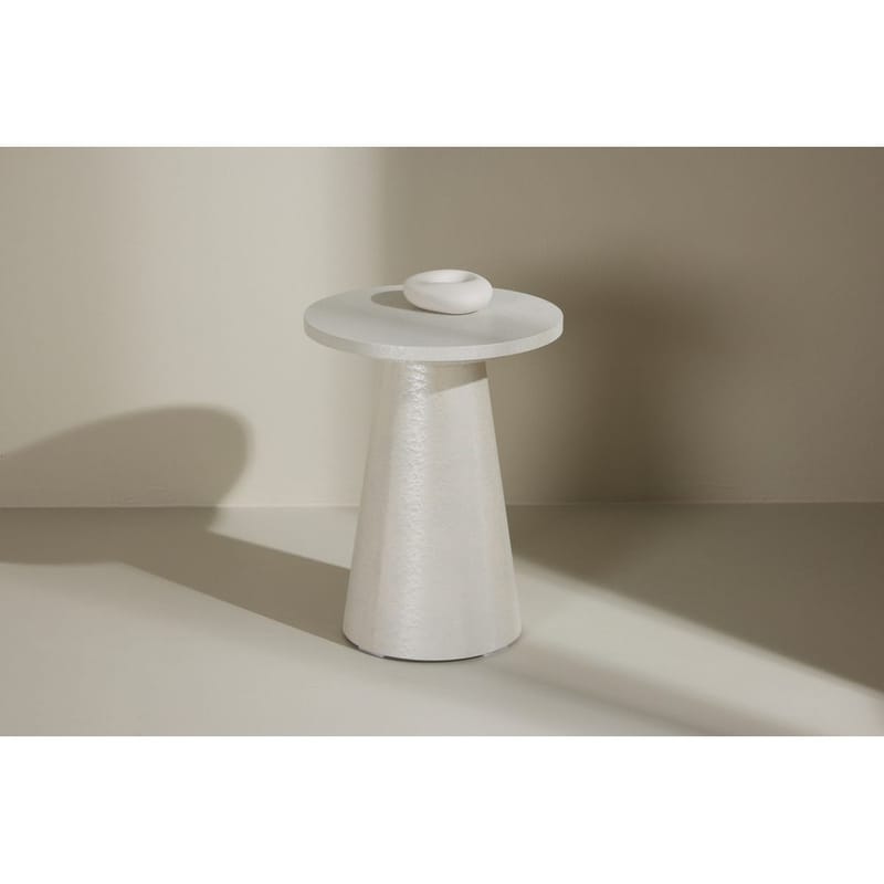 Lanzo Sidobord 35 cm - Vit - Möbler - Bord & matgrupp - Avlastningsbord & sidobord - Lampbord & sidobord