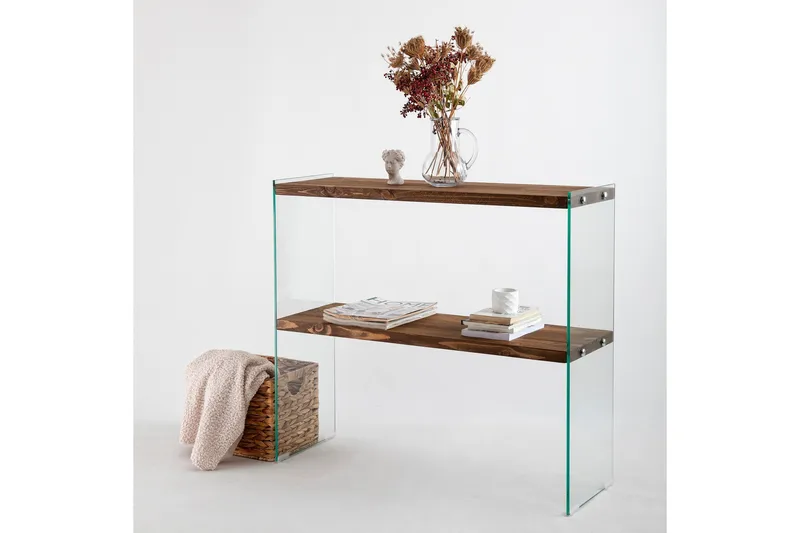 Legenrisk Avlastningsbord 90 cm - Valnöt - Möbler - Bord & matgrupp - Avlastningsbord & sidobord - Konsolbord & hallbord