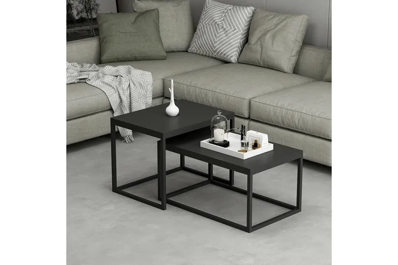 Leka Satsbord - Svart - Möbler - Bord & matgrupp - Avlastningsbord & sidobord - Satsbord