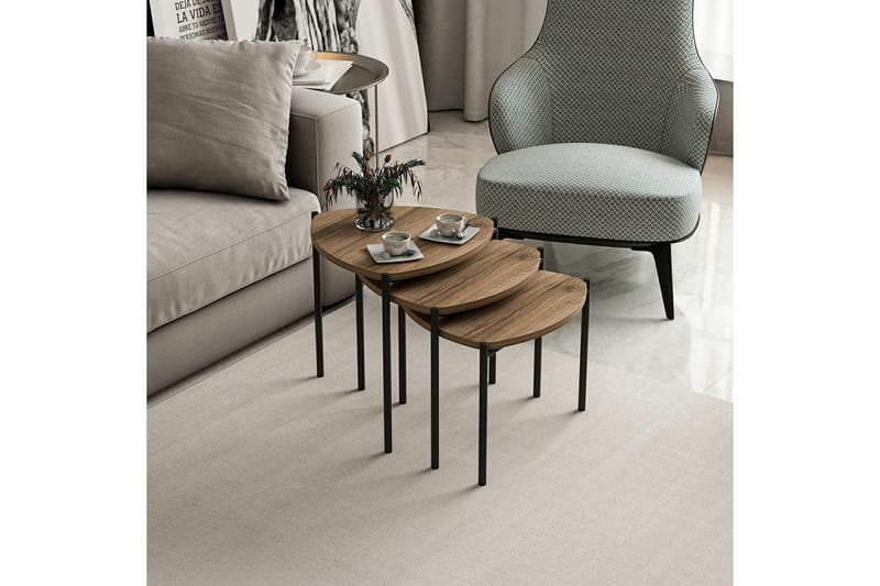 Lenny Satsbord - Valnöt - Möbler - Bord & matgrupp - Avlastningsbord & sidobord - Satsbord