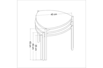 Lenny Satsbord - Valnöt - Möbler - Bord & matgrupp - Avlastningsbord & sidobord - Satsbord